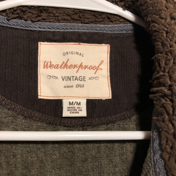 Men's 1/3 Button Sweater Weatherproof - Picture 4 of 4